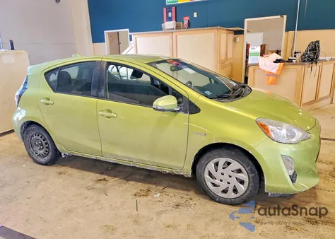 2015 Toyota Prius C from USA, damaged, VIN JTDKDTB36F1095740